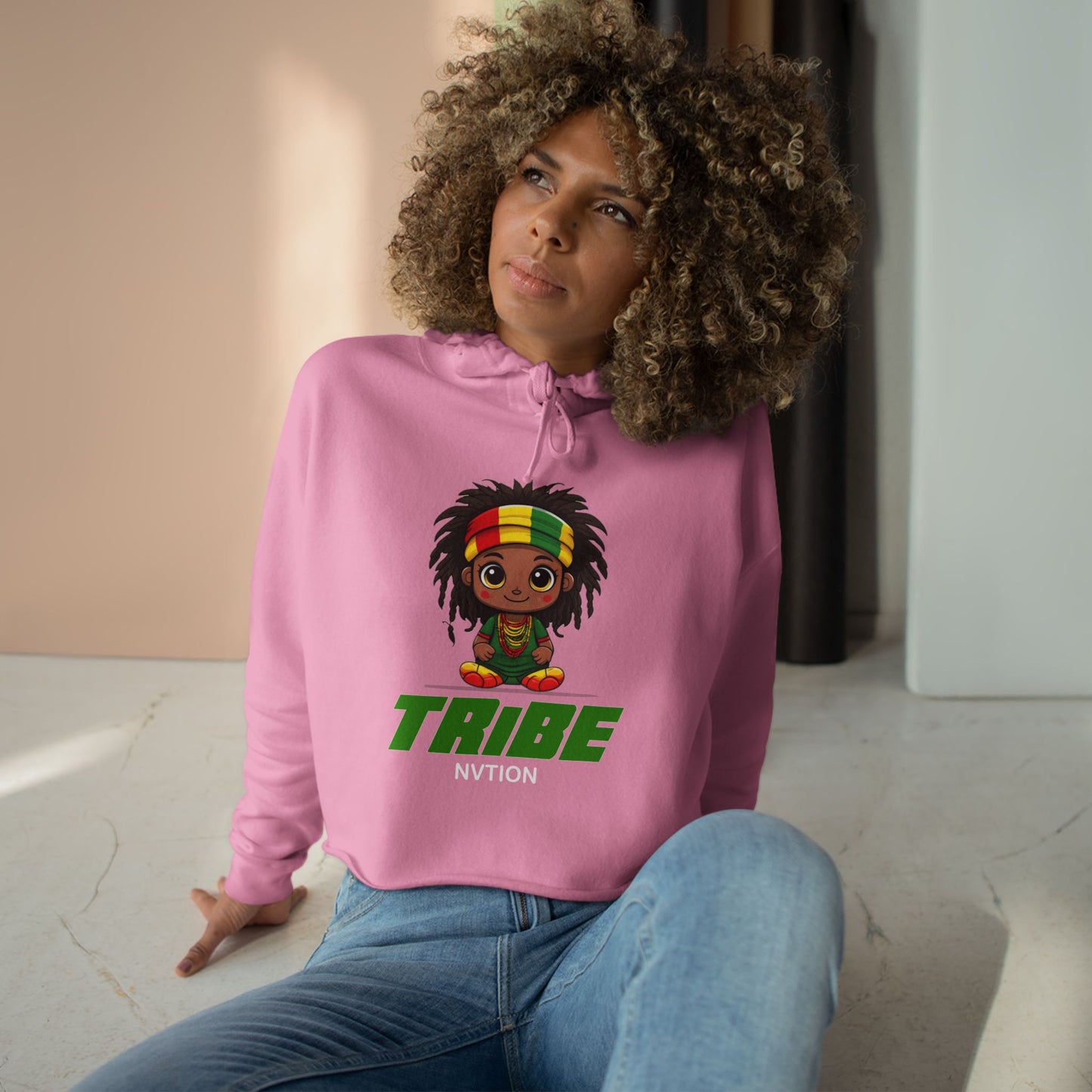 TRiBE Nvtion Crop Hoodie