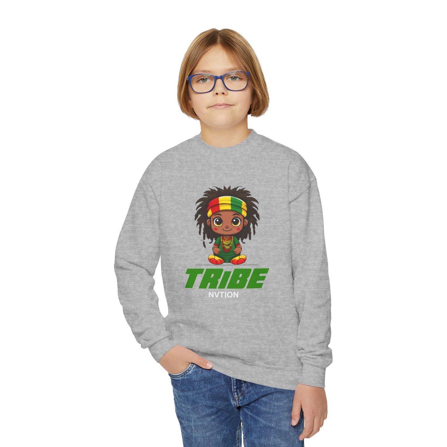 TRiBE Nvtion Youth Crewneck Sweatshirt