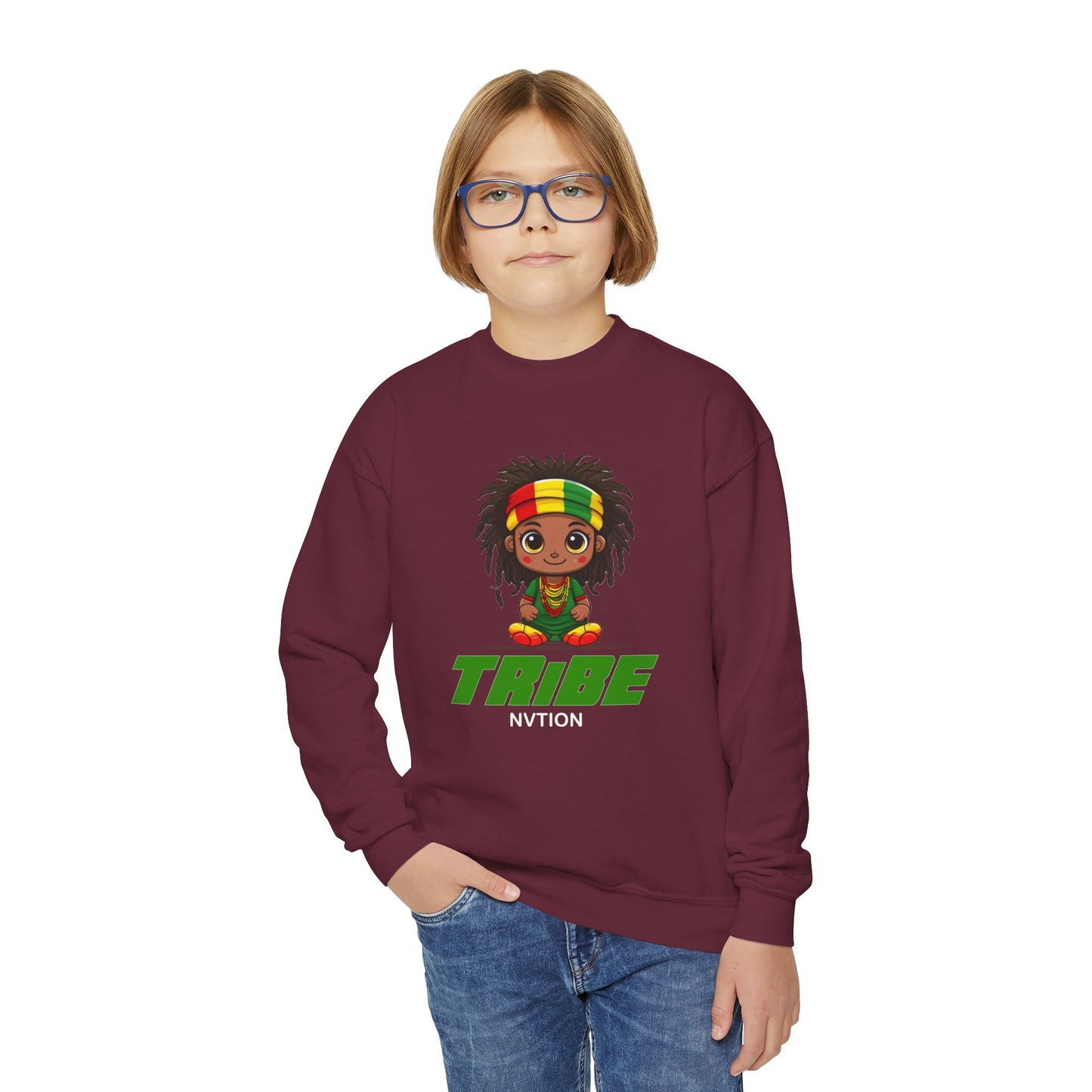 TRiBE Nvtion Youth Crewneck Sweatshirt