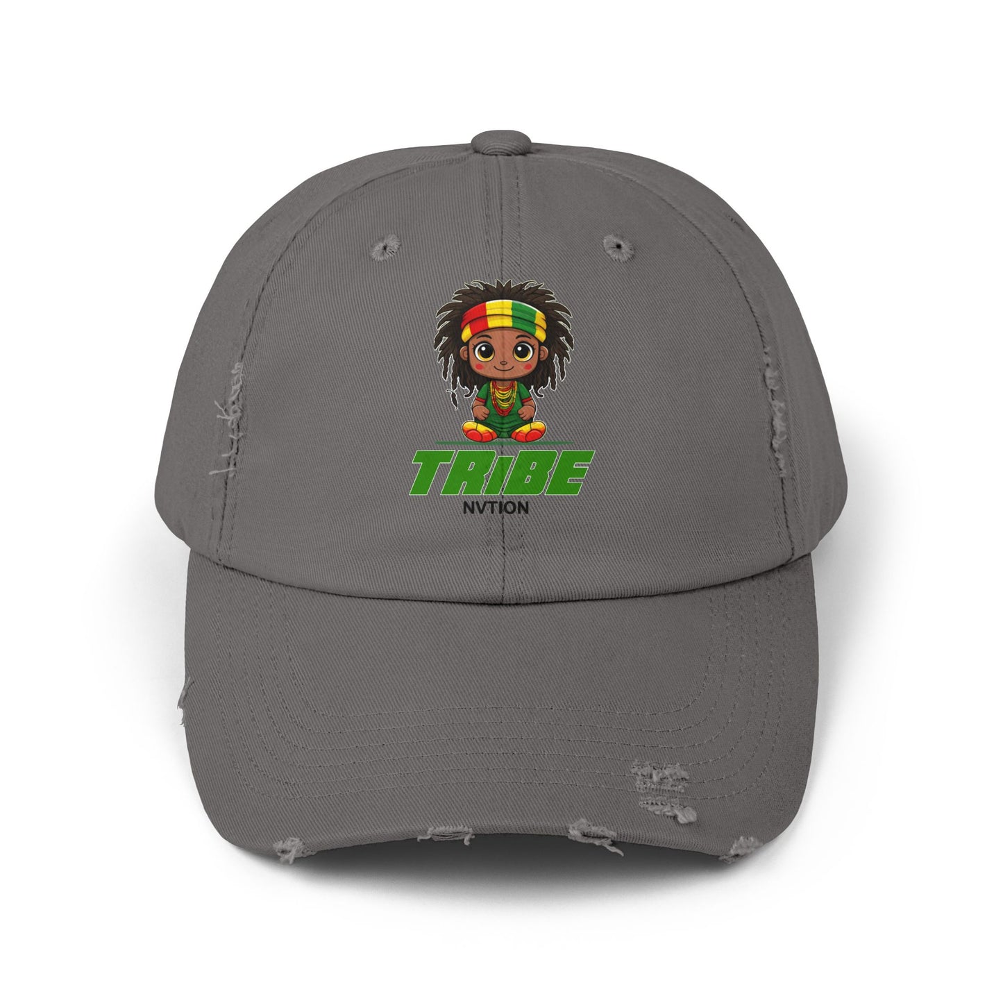 TRiBE Nvtion Unisex Distressed Cap