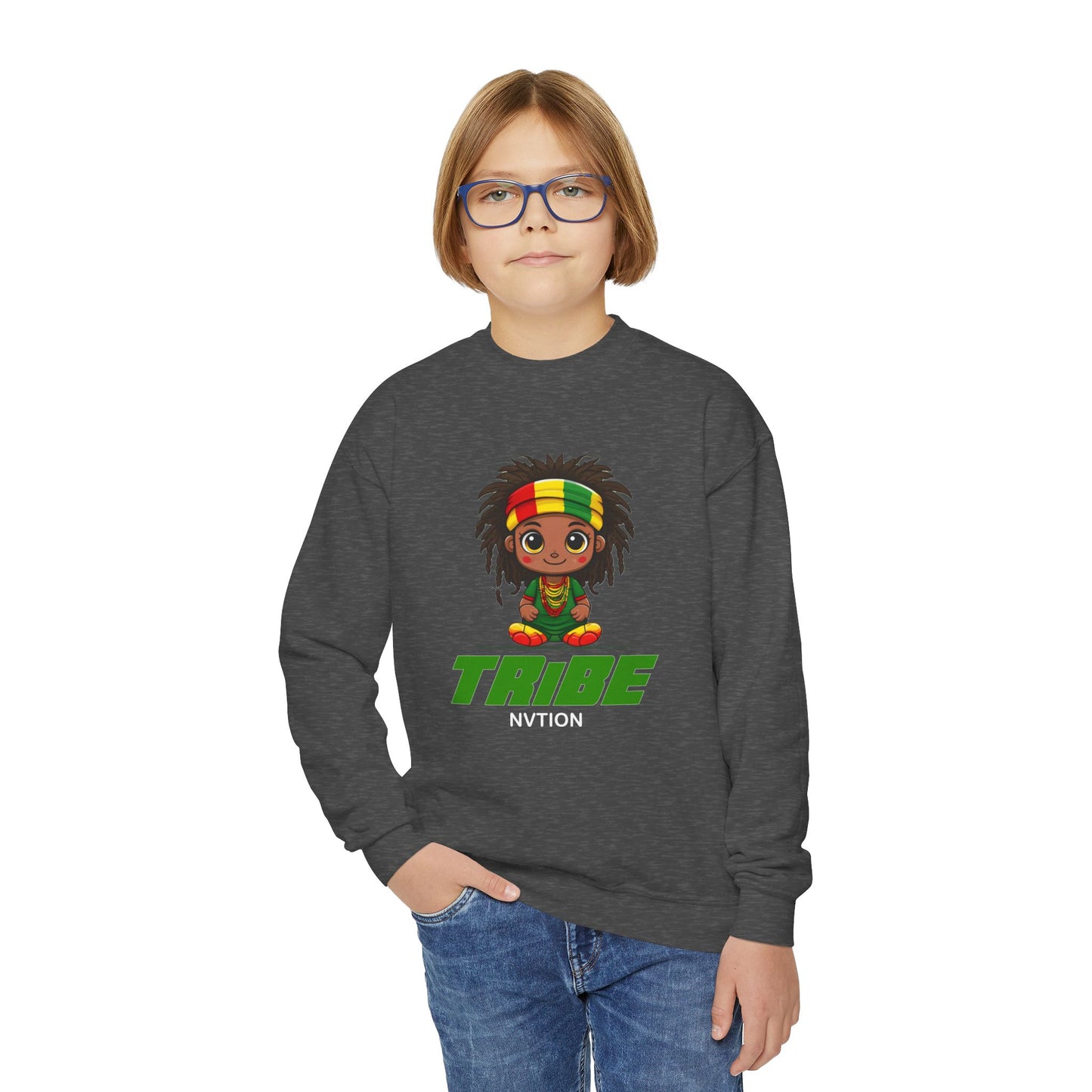 TRiBE Nvtion Youth Crewneck Sweatshirt