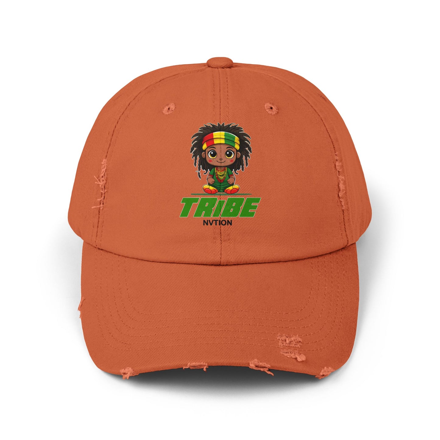 TRiBE Nvtion Unisex Distressed Cap