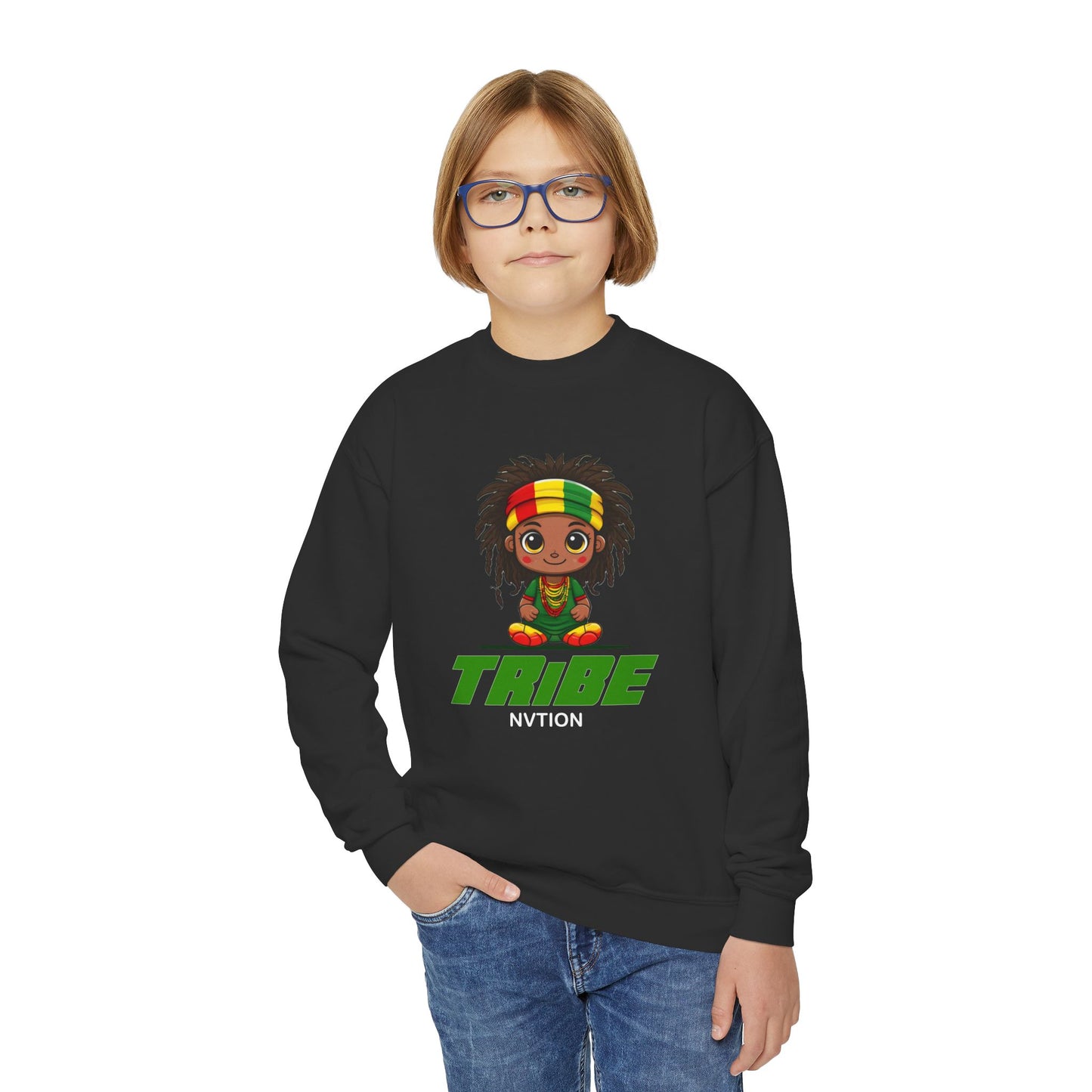 TRiBE Nvtion Youth Crewneck Sweatshirt
